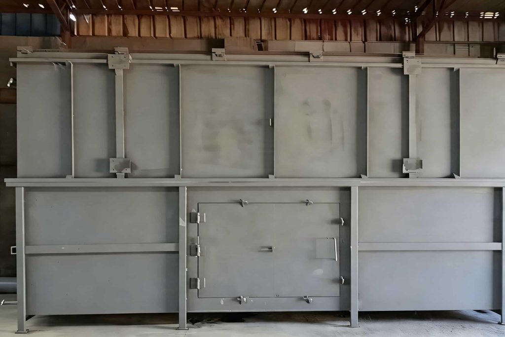 batch carbonization kiln for wood charcoal production