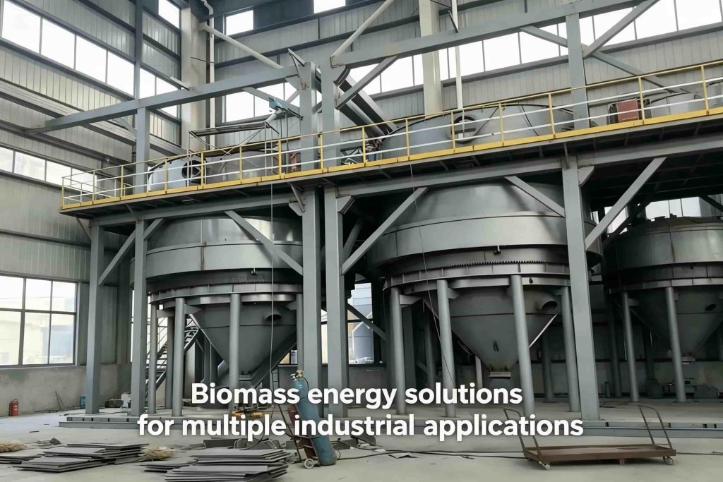 biomass heating system used in textile food and industrial production