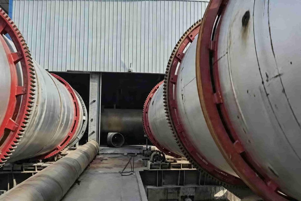 continuous rotary carbonization furnace for biomass biochar production