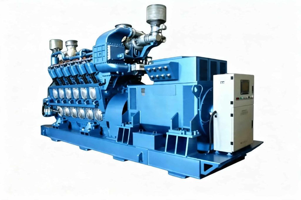 industrial gas generator set for biomass gas and natural gas power generation