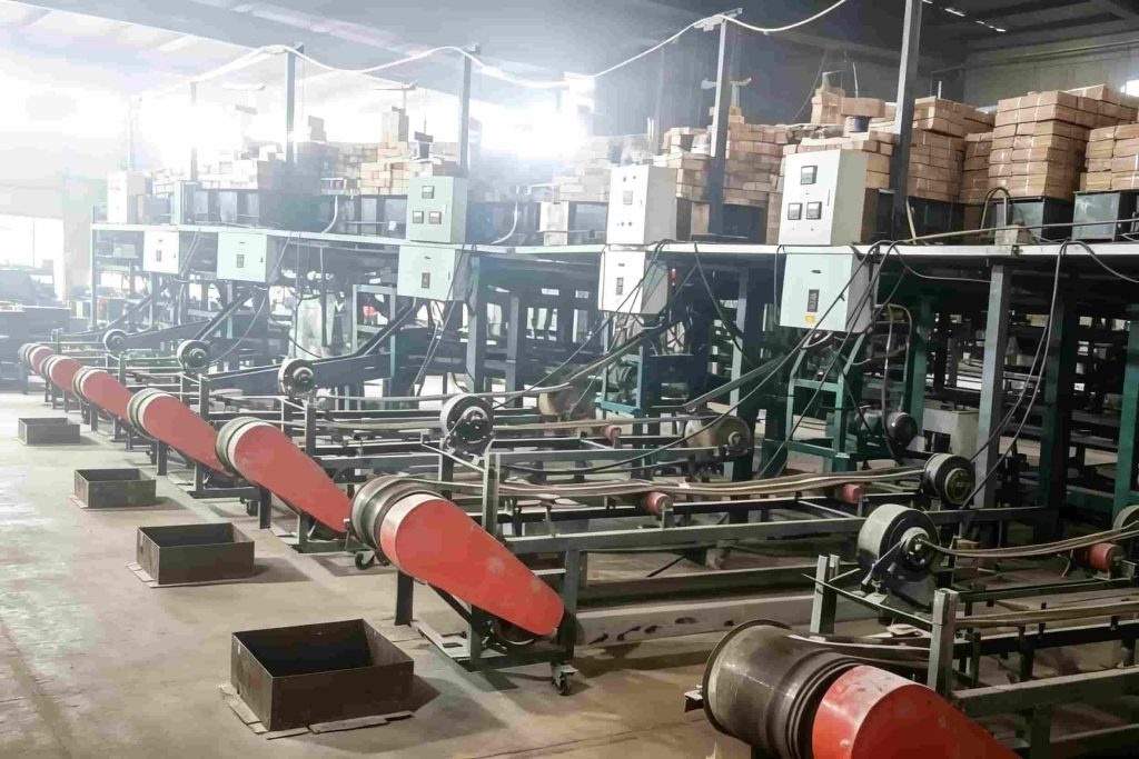 Glass industry biomass gasification system replacing natural gas furnace for high temperature industrial heating