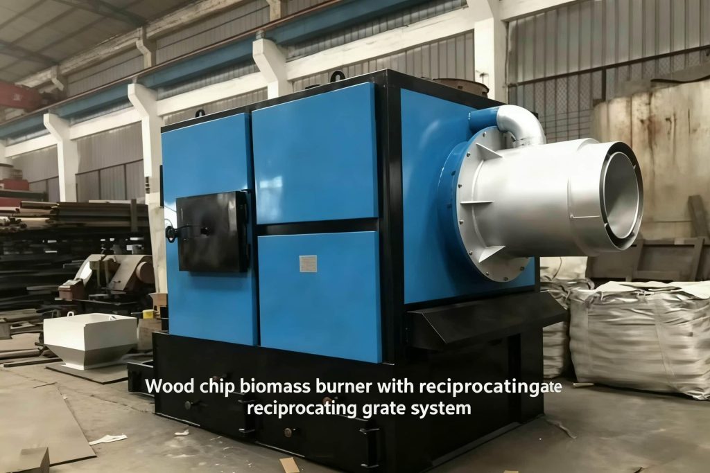 High efficiency biomass burner flame with semi gasification combustion technology